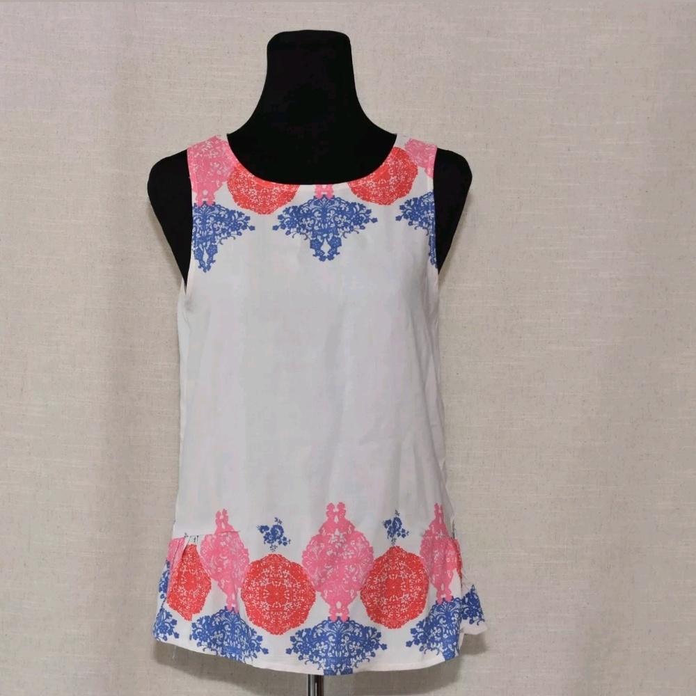 New Modcloth lace print top shirt S